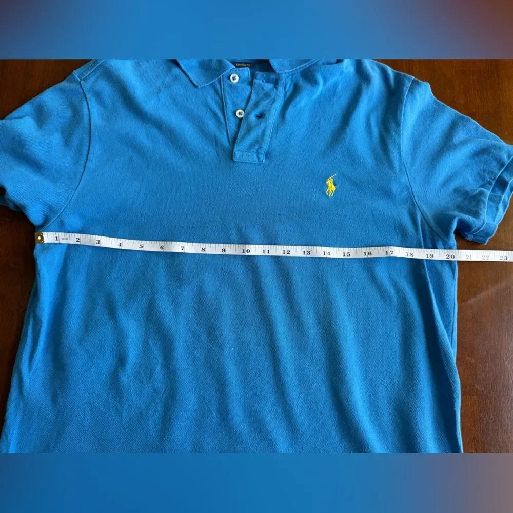 Polo Ralph Lauren Men’s Classic Fit Polo Shirt Turquoise Ocean Blue size Large